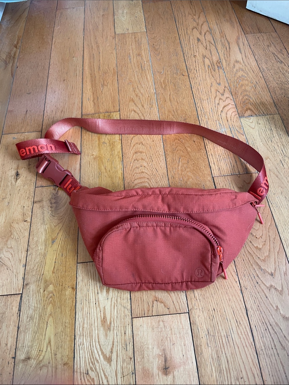 Lululemon Rust Red Waist Pack Belt Bag